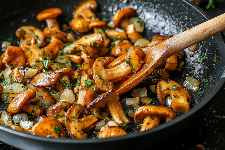 Сногсшибательный рецепт: жареные лисички с луком — очень нежно