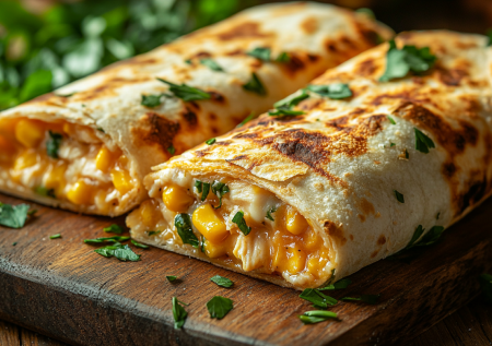 Сырные лавашики с курицей и кукурузой! Универсальная закуска ко всему