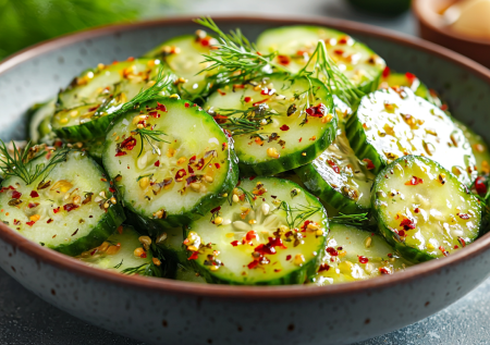 Этот салат с огурчиками летом просят чаще других: вкуснятина за 20 минут!