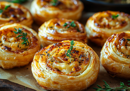 Быстро накрутила и уже едим! Сырные улитки из готового теста — вкуснота!