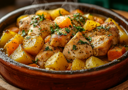 Курица в горшочке — вкусное домашнее блюдо! Вы отдыхаете, духовка работает
