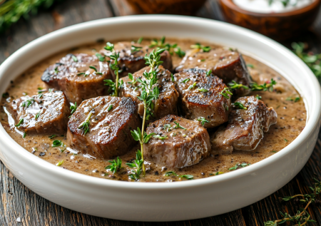 Печень в семье просто обожают — тушим вкуснятину в сливочной заливке