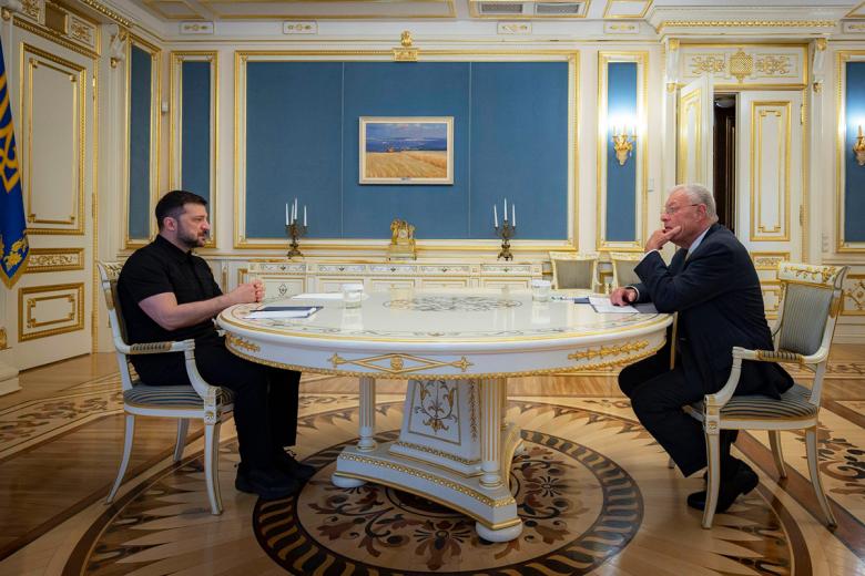 Владимир Зеленский и Кит Келлог