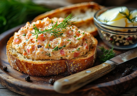 Паштет из крабовых палочек — вариант, который точно удивит! Вкусный завтрак