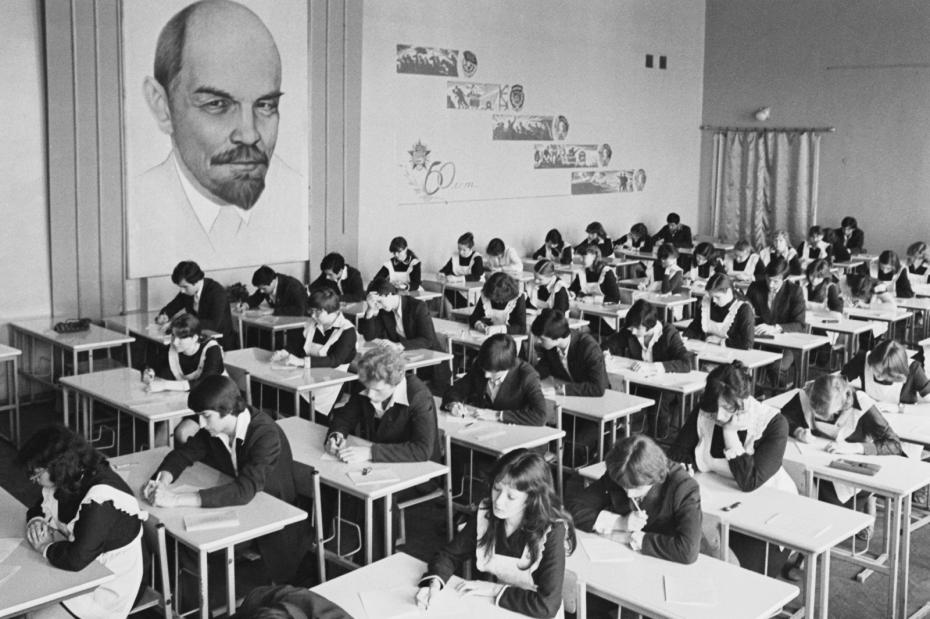 Школьный урок, Москва, 1980-е годы
