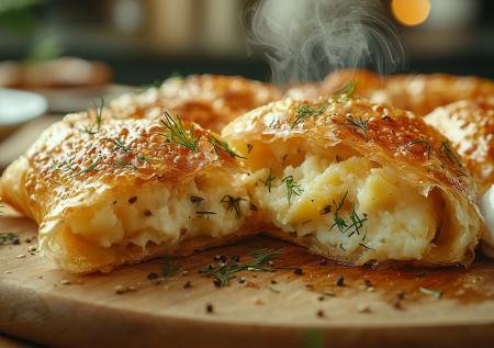 Лавашные пирожки с картофельным пюре! Вкуснятина из простых продуктов