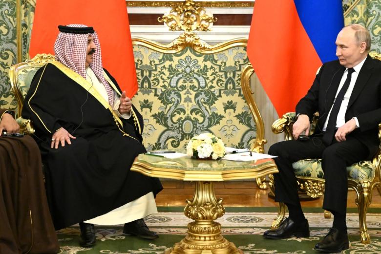 Владимир Путин и Хамада Бен Иса Аль Халиф