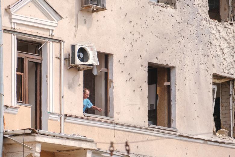 Последствия атаки БПЛА в Воронеже