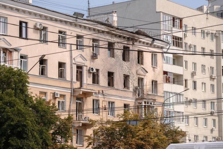 Последствия атаки БПЛА в Воронеже