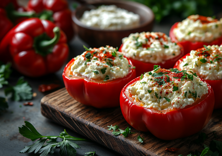 Вкусная намазка кёрёзёт в перцах — такого вы еще не видели! К вину с хлебом