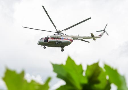 Появились кадры с места крушения Ми-8 на Дальнем Востоке