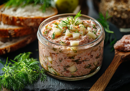 Яблочный паштет с сельдью — неожиданный дуэт! Вкусно с любым хлебом