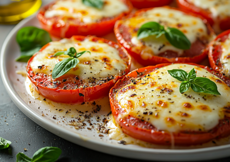 Запекаем помидоры вкусно! Золотистая сырная шапка покорит всех