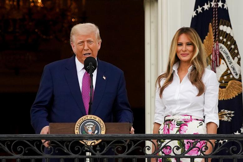 Дональд и Мелания Трамп