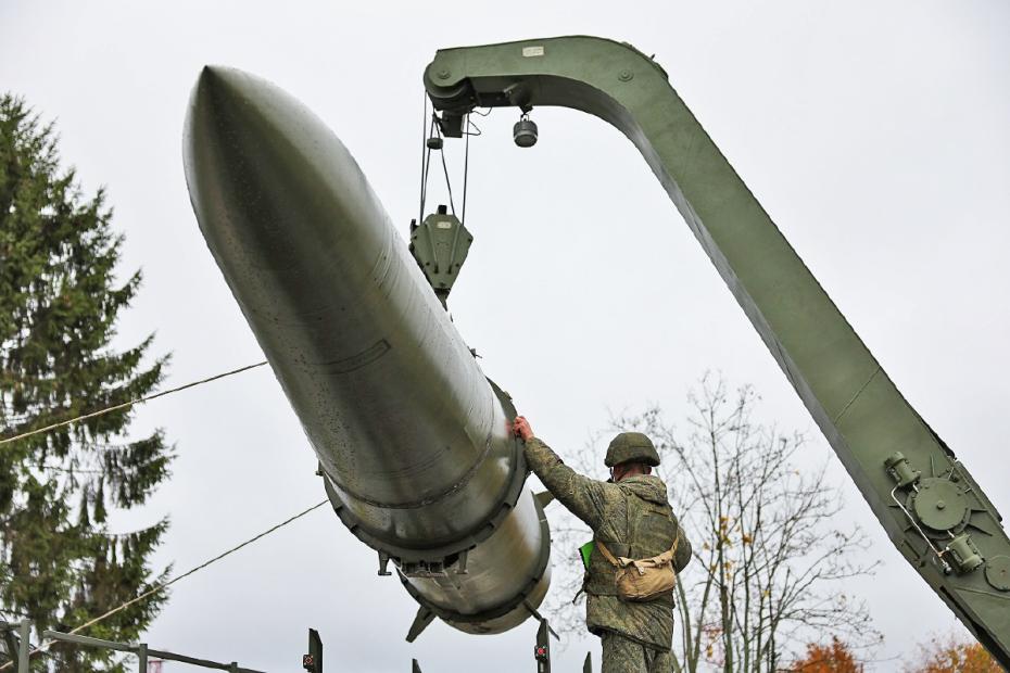 Боевая работа ОТРК «Искандер» во время боевой работы в зоне СВО