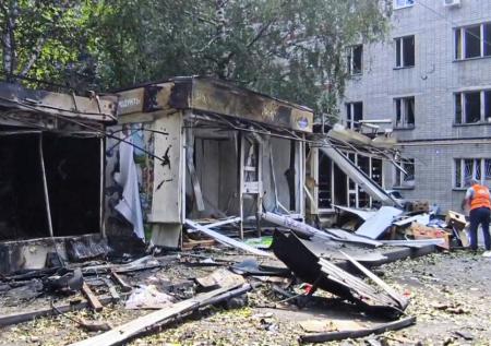 В Сети появились кадры последствий ночной атаки на Воронеж