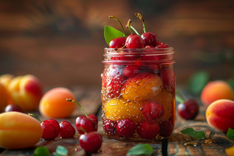 Абрикосы не забудьте: вкуснейший компот из вишни на зиму на 3 литра