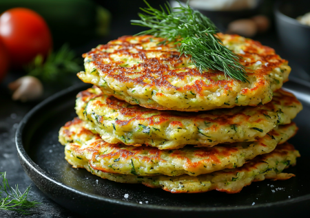 И на ужин, и на перекус! Оладьи с копченой рыбой и цукини — просто и вкусно