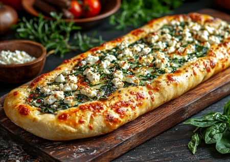 Вкуснее хачапури! Турецкие лепешки со шпинатом и брынзой — за 15 минут