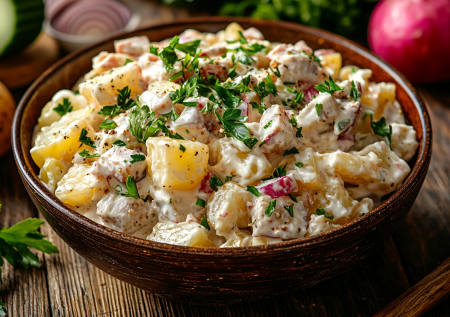 От этого вкуса сносит голову! Салат из селедки и молодой картошки