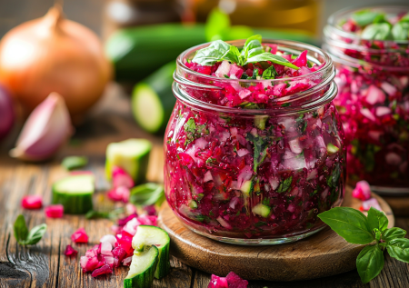 Салат «Фитнес» на зиму — полезно и вкусно! Закуска из кабачка и свеклы