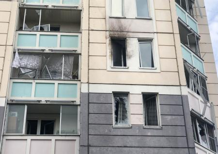 На видео попала квартира после атаки дрона на Зеленоград