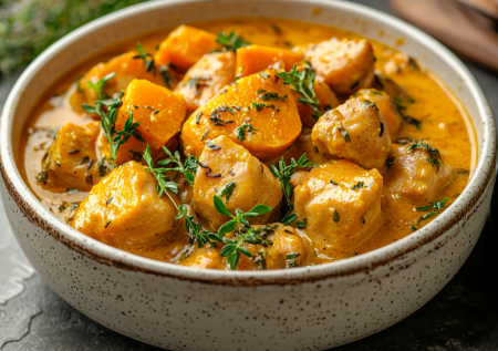 Обалденная курица с тыквой: мягчайшее мясо со сладкими нотками