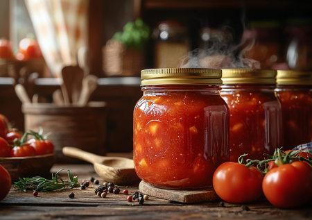 Помидоры в томате на зиму!  Вкуснейшая закатка съедается без остатка