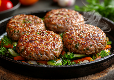 С какими овощами они вкуснее? Готовим сочные и полезные мясные котлеты