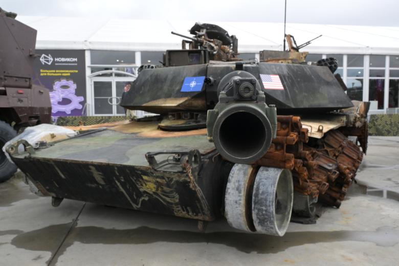 Трофейный танк Abrams