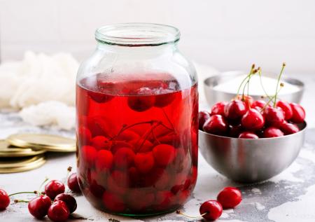 Вкуснейший вишневый компот в 3-литровых банках