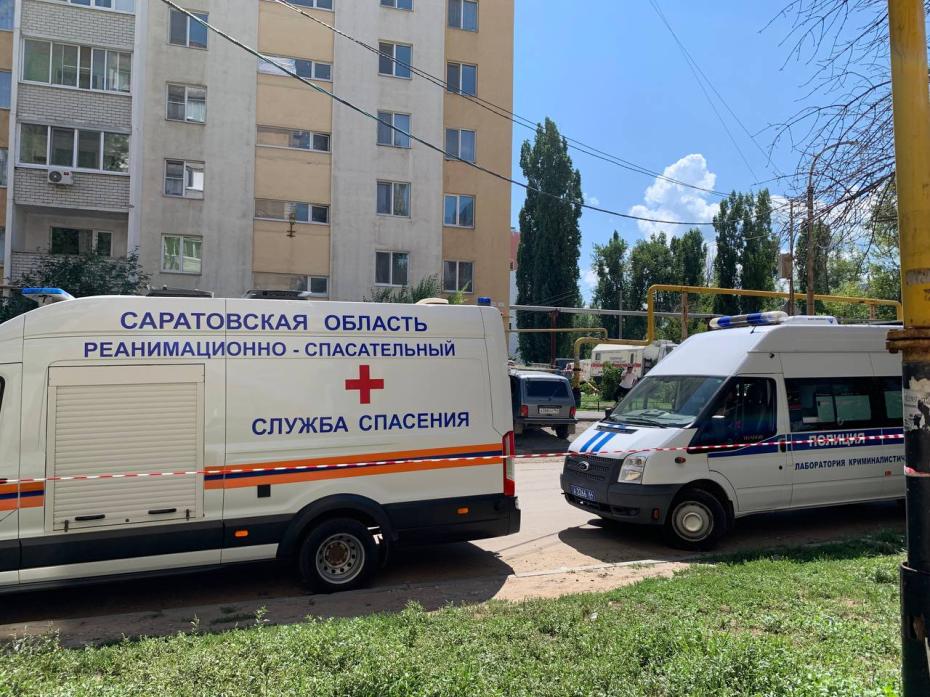 Ситуация после взрыва бытового газа на улице Блинной в Саратове