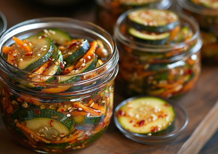 Кабачки по-корейски — лучшая закуска к мясу и картошке! Готовлю каждое лето