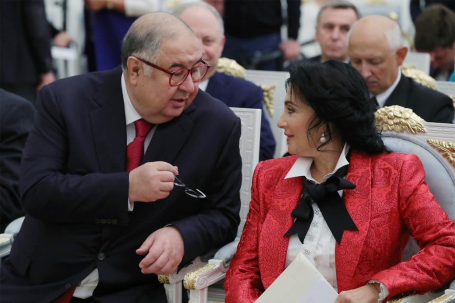 Алишер Усманов и Ирина Винер