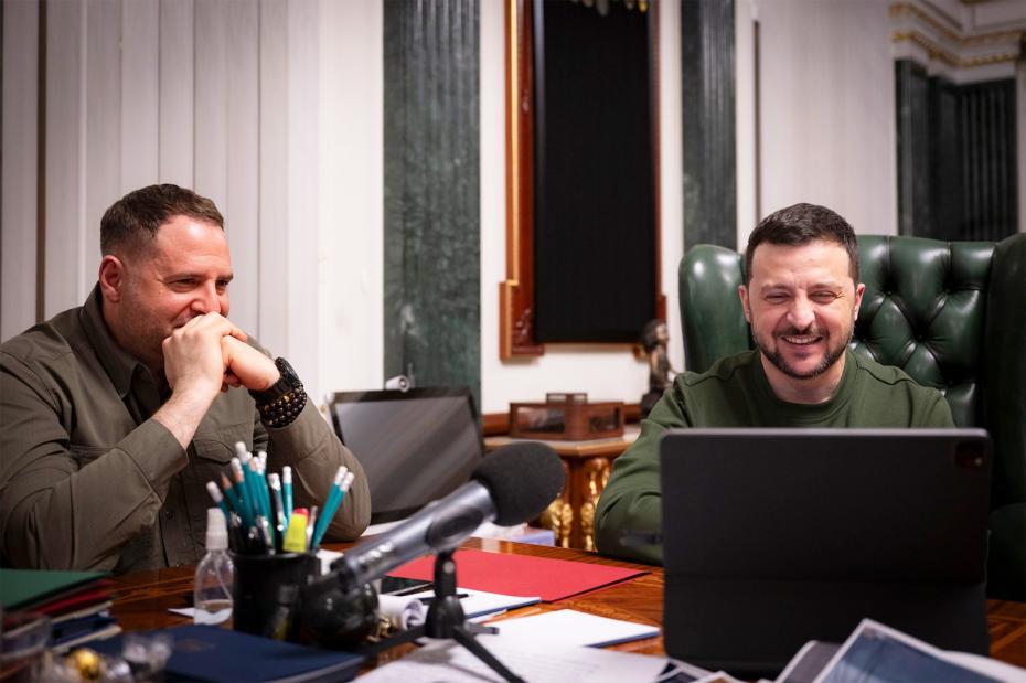 Андрей Ермак и Владимир Зеленский