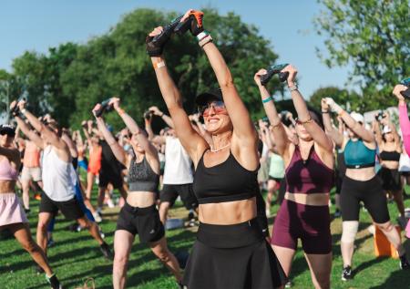 Полина Гагарина и JONY посетили DDX Fitness FEST 2025 в Москве