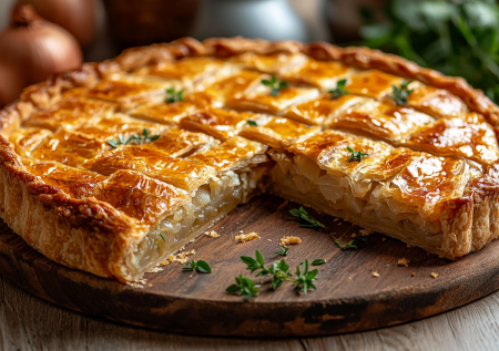 Лук не люблю, но этот пирог — просто кайф: готовлю вкуснятину за 40 минут
