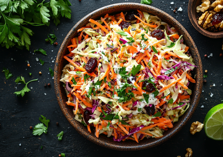 Витаминный салат с капустой, черносливом и грецкими орехами! Хит лета
