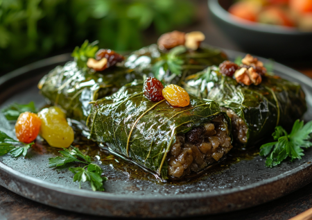 Долма без мяса — это очень вкусно: готовлю с айвой и орехами