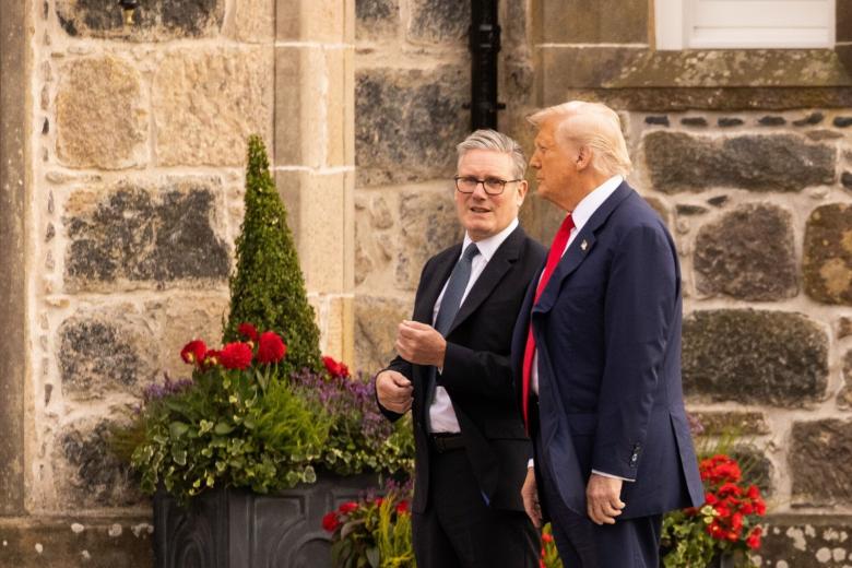 Встреча Дональда Трампа и Кира Стармера в Шотландии