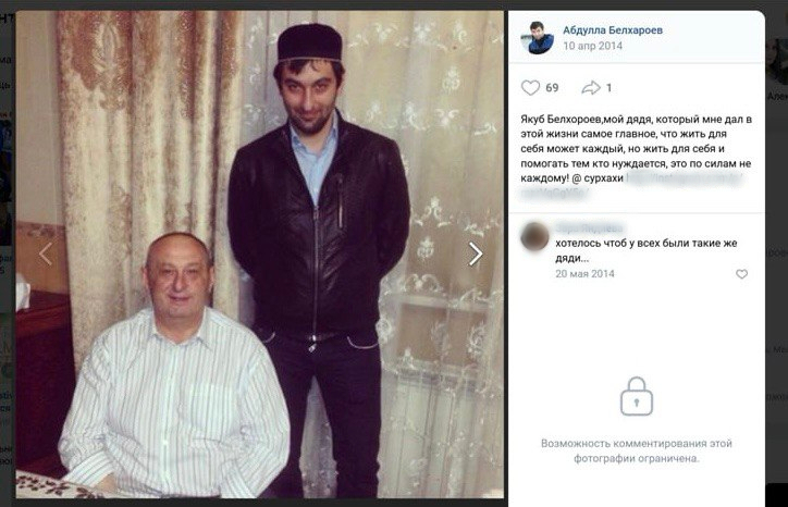 Якуб Белхороев делится опытом с Абдуллой Белхароевым