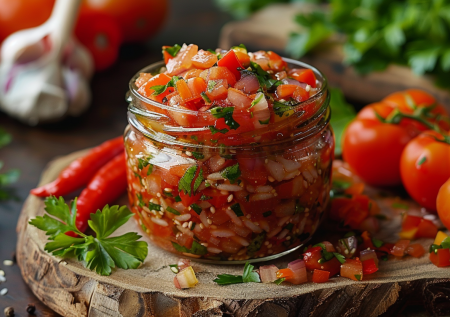 Лечо с рисом — сытное блюдо в банке без лишних хлопот