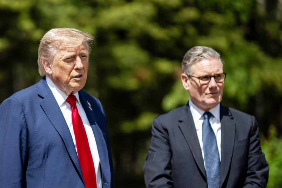 Дональд Трамп, Кир Стармер