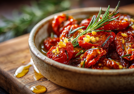 Самая вкусная заготовка: вяленые томаты с розмарином и пряным медом