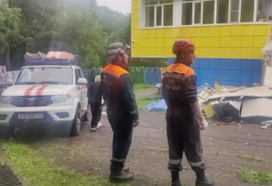 Детский сад № 15 в Петропавловске-Камчатском, который пострадал от мощного землетрясения