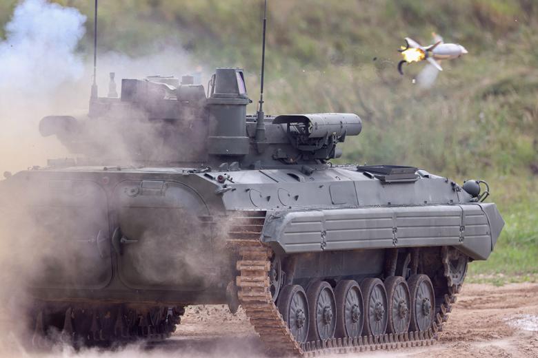 БМП-2М с боевым модулем «Бережок»