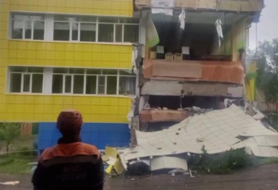 Детский сад № 15 в Петропавловске-Камчатском, который пострадал от мощного землетрясения