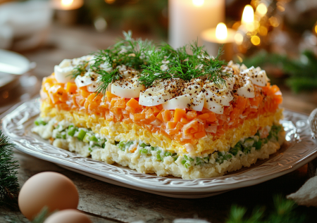 Салат «Рыбка под шубкой» — вкуснота! Удачное сочетание простых продуктов