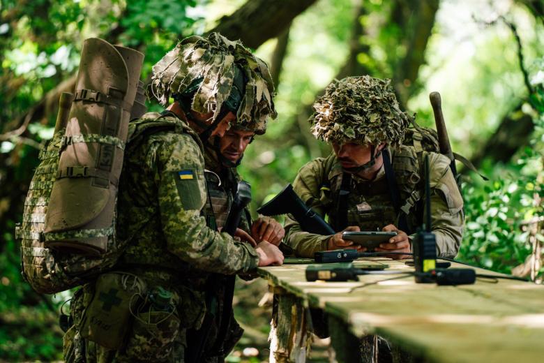 Военнослужащие ВСУ