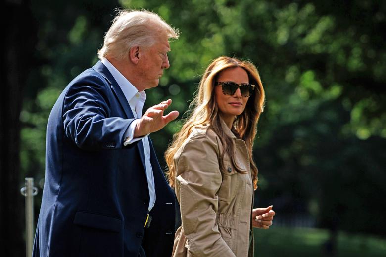 Дональд и Мелания Трамп
